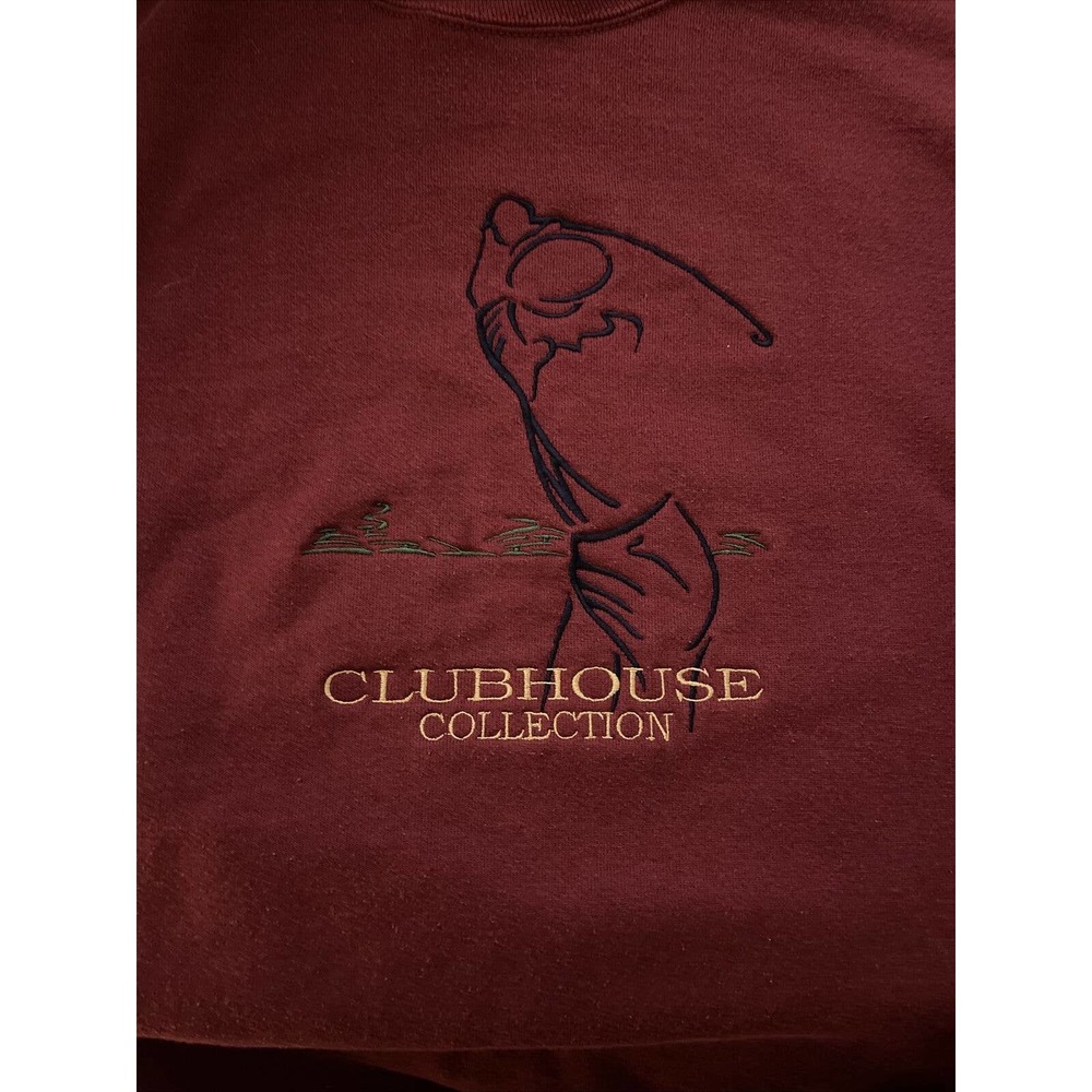 Clubhouse Collection Embroidered Sweatshirt Men's Large Crable - Picture 5 of 8